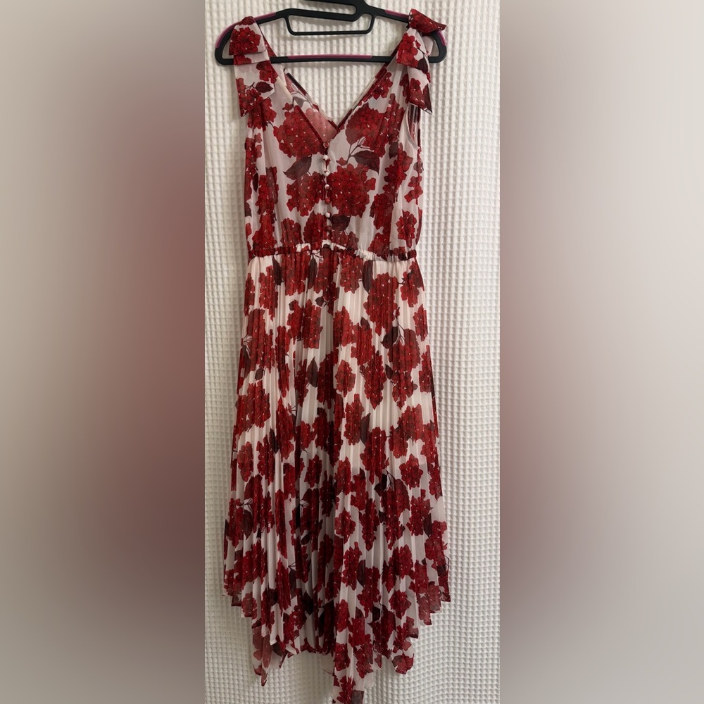 The Kooples Red and White Floral Dress